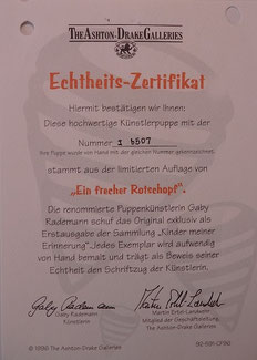 Kunstlerpuppe Inkl Zertifikat In Bern Kaufen Tutti Ch