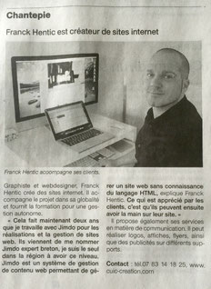 Ouest France - Parution 27 octobre 2015