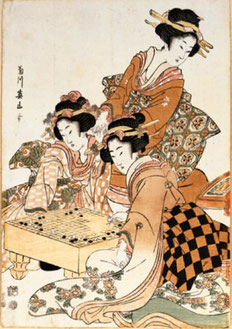 Joueuses de go, source Wikipedia