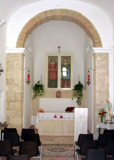 Chiesa dei SS. Cosma e Damiano: interno