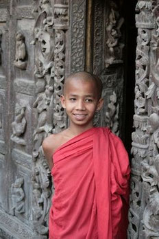 Mönch (Novize) in Mandalay