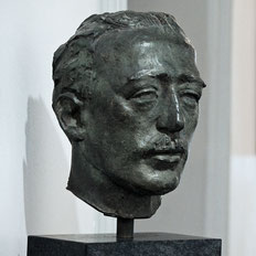 Büste von Karl Walser im Neuen Museum Biel.