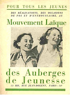 Plaquette de présentation du MLAF, l'un des mouvements ajistes d'après-guerre en 1946