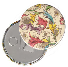 Flaschenöffner  Flaschenöffner-Rückseite mit Neodym-Magnet  59 mm  Florentiner Papier, Florentia