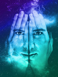 Geistheiler Jesus Lopez, Hände, Gesicht, Universum