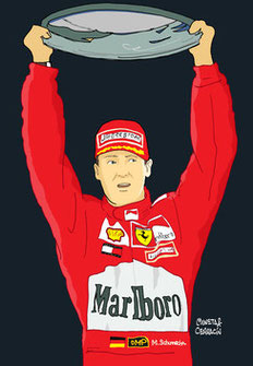 Michael Schumacher by Muneta & Cerracín