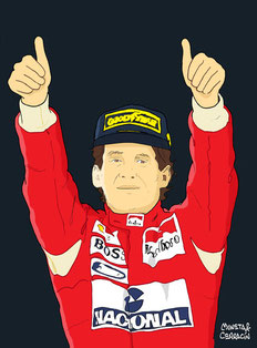 Ayrton Senna da Silva by Muneta & Cerracín