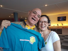 Madan Kataria et Jeanne Cunill