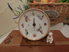 新品未使用　Many マニー　陶器　ブック型クロック　置時計　ロココ　レア品 Many マニー 陶器 ブック型クロック 置時計 ロココ レア品 新品未使用