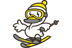 【イメージイラスト】新潟でのスキー・スノーボード授業・実習・研修の合宿