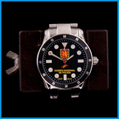 relojes personalizados UIP o Unidades de Intervención Policial, don bandera