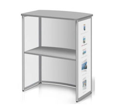 EC-Counter mit stabilem Regalboden
