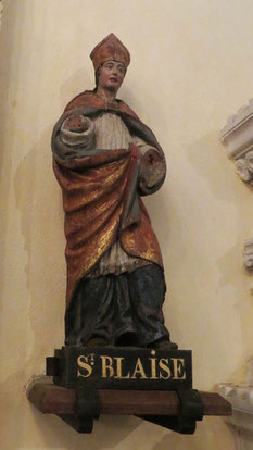 Saulieu - Eglise Saint Andoche - Statue en bois - XVIIè s.