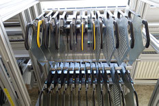 Triligentfeeder (ca. 300 Stück) für Mimot SMD-Maschinen S8/S12/S16/S24 8mm/12mm/16mm/24mm D=380mm mit Motorantrieb