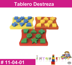 Tablero destreza MATERIAL DIDACTICO PLASTICO INTQUIETOYS PRIMERDI - copia