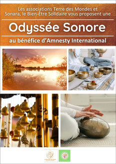 Concert "Odyssée Sonore pour Amnesty International" Le 10 décembre 2022 - 20h30 tours, annuaire des therapeutes via energetica