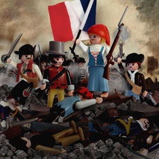 La Liberté guidant le peuple par Richard Unglik.