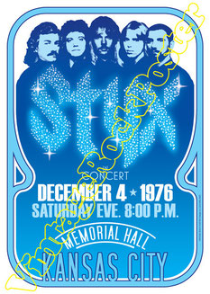 styx, styx poster, styx concert, styx kansas