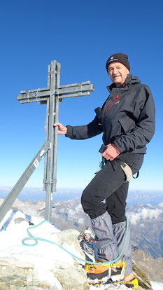 Un autre 4000 m pour Gérard! Nadelhorn. Top!