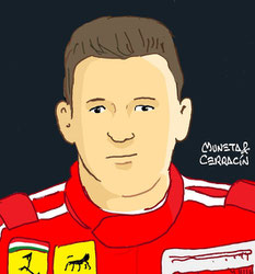 Gianni Morbidelli by Muneta & Cerracín
