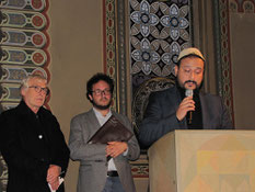 Hasan Dagdelen, Stuttgarter Lehrhaus, spricht als Vertreter der Muslime, Foto: Lothar Eberhardt