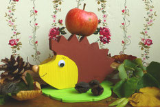 Der "füttere-mich-Igel"