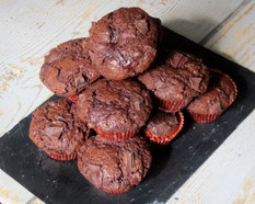 Muffins chocolat coeur chocolat