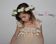 Romantischer Haarkranz für Hochzeit und Fotoshooting