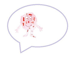 dessin de petite plaque rouge eczema