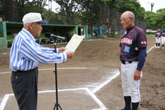 打撃賞：横浜港南クラブ、小林 昇選手 