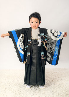 A君の未来は明るいよ❤️ 七五三 5歳 男の子 印象的な明るい