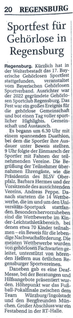 Quelle: Mittelbayerische Zeitung 04.08.2025