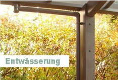 Portoforte Alu Carport Entwässerung