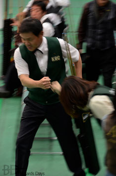 折戸和幸選手（京都）、出陣