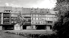 Die Krämerbrücke in Erfurt