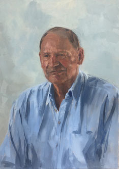 Paddy Perry, oil on linen 70x50cm