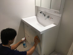 洗面台コーティング