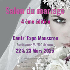 Salon du Mariage Yes I Do de Mouscron - 22 et 23 Mars 2025