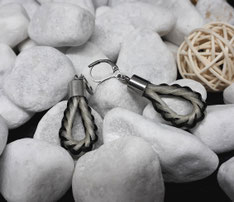Pferdehaarohrringe, Pferdehaarschmuck, eigenes Pferd