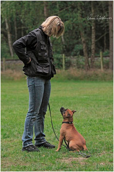 Der kleine Coudy beim üben.