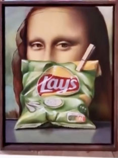 Lays Chips Leonardo da Vinci rfzk Kunst Nuernberg