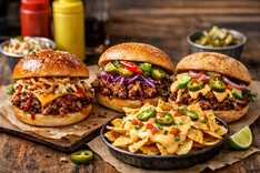 Burger Menü – Pulled Pork Foodtruck Catering von Andrea & Locke in Potsdam