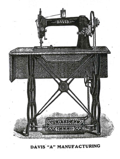 1889-92 Treadle - DAVIS  Model "A"  Head