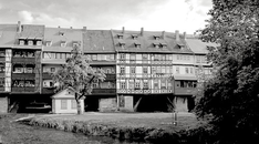 Die Krämerbrücke in Erfurt