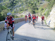 Montée de St Montand à Larnas.