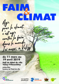 Exposition Faim & Climat à Vélizy-Villacoublay.