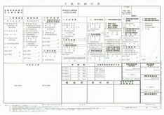 自分でする普通自動車の９５０登録の用紙　手数料納付書