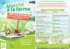 Les producteurs présents aux marchés à la ferme