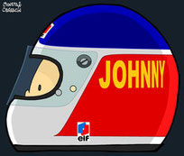 Helmet of Alain Prost by Muneta & Cerracín