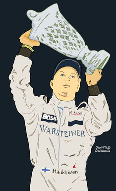 Kimi-Matias Räikkönen by Muneta & Cerracín